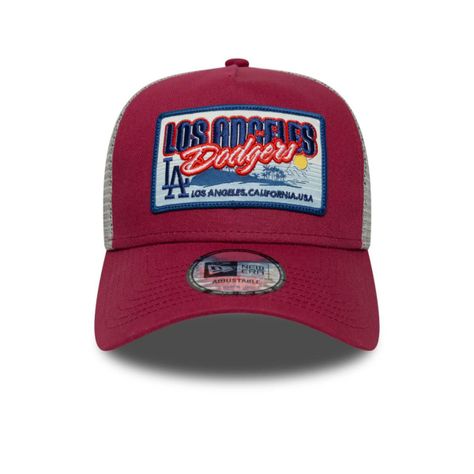 Gorra 9Forty Los Angeles Dodgers MLB Team Patch Dark Red - 60595249-2