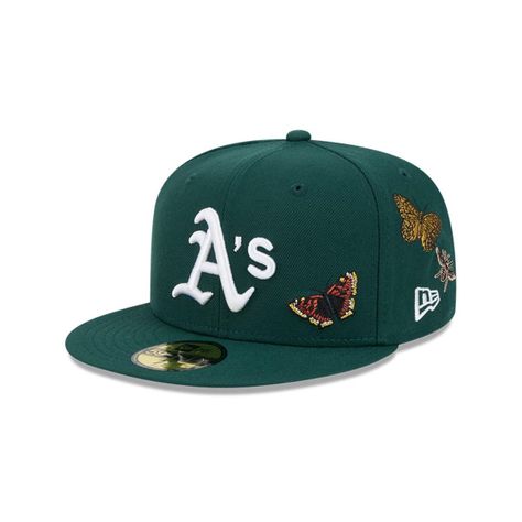 Gorra 59Fifty MLB Oakland Athletics Felt X MLB Dark Green - 60624953-0