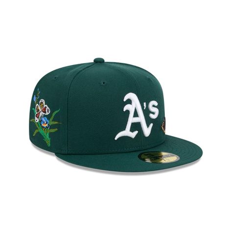 Gorra 59Fifty MLB Oakland Athletics Felt X MLB Dark Green - 60624953-1