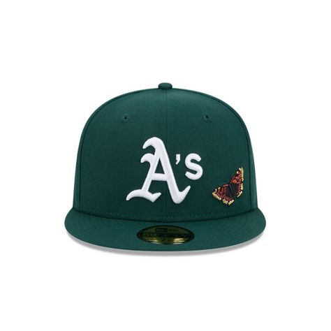 Gorra 59Fifty MLB Oakland Athletics Felt X MLB Dark Green - 60624953-2