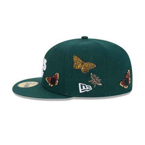 Gorra 59Fifty MLB Oakland Athletics Felt X MLB Dark Green - 60624953-3