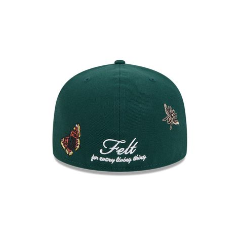 Gorra 59Fifty MLB Oakland Athletics Felt X MLB Dark Green - 60624953-5