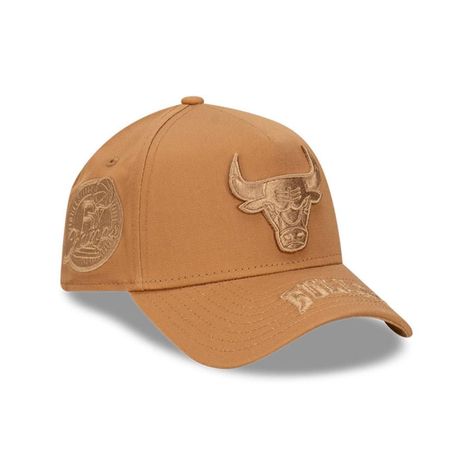 Gorra 9Forty  NBA Chicago Bulls Tonal Visor Hit Med Beige - 60588313-0