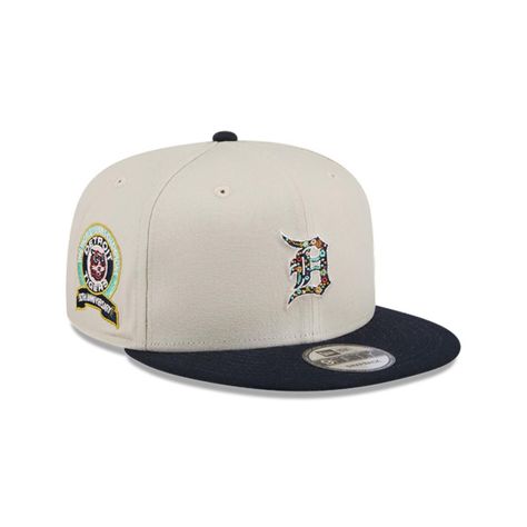 Gorro 9fifty MLB Detroit Tigers Floral Fill Light Beige - 60565641-0