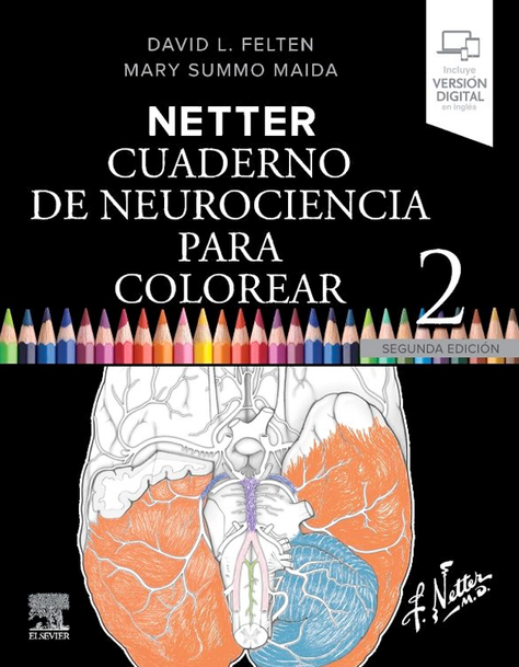Libro Netter. Cuaderno De Neurociencia Para Colorear 2Ed.-1