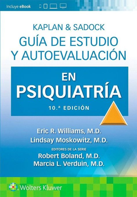 Libro Kaplan/Sadock. Guia De Estudio Y Autoevaluacion En Psiquiatria 10Ed.-1