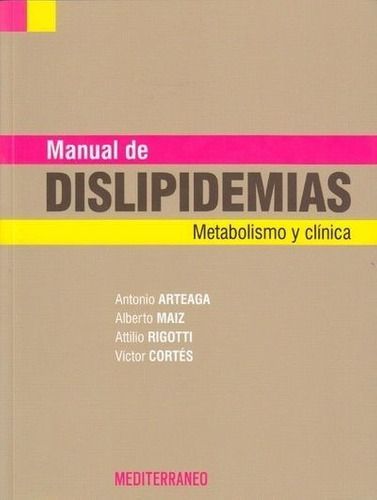 Libro Manual De Dislipidemias. Metabolismo Y Clinica-0