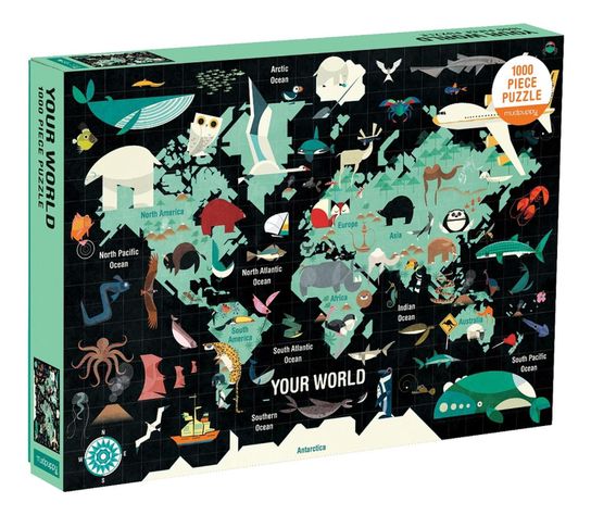 Puzzle 1000pcs Tu Mundo Mudpuppy-1