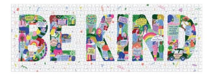 Puzzle 1000 Pcs Be Kind Mudpuppy-1