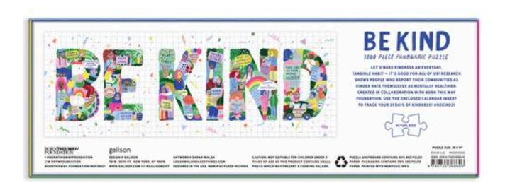 Puzzle 1000 Pcs Be Kind Mudpuppy-5