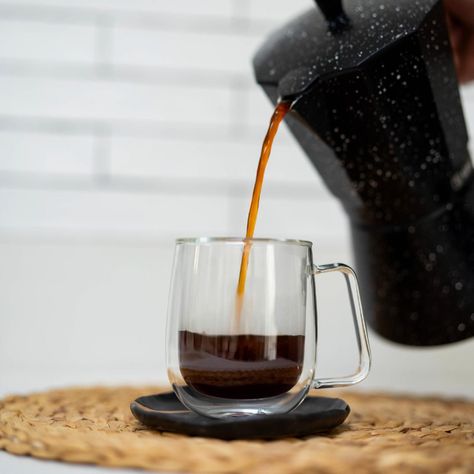 Pack Cafetera Italiana 4 Tazas + Taza Doble Pared Simplit-3