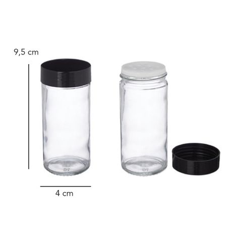 Especiero Condimentos De Madera 8 Frascos Vidrio Simplit-3