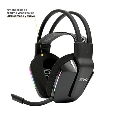 Audífono Gamer Zenit Elite Wireless 7.1 Levo-4