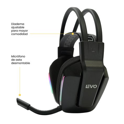 Audífono Gamer Zenit Elite Wireless 7.1 Levo-6