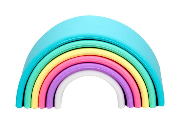 Arcoiris De Colores Pastel 6Pcs Dëna-1