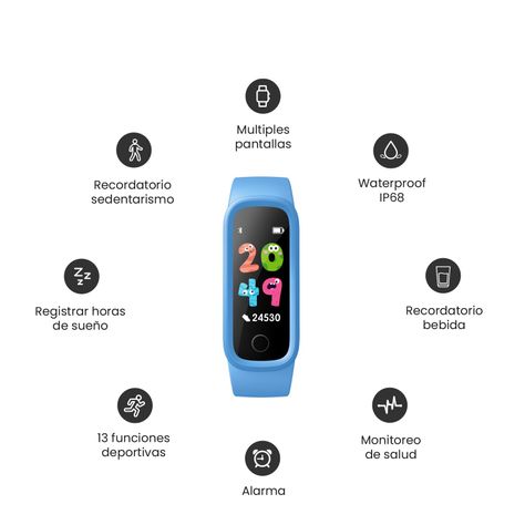 Banda Smartband Lhotse Kids R01 Blue-1