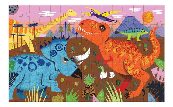 Puzzle 75Pcs Lenticular Rugido De Dinosaurio Mudpuppy-1