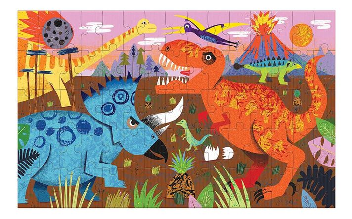 Puzzle 75Pcs Lenticular Rugido De Dinosaurio Mudpuppy-2