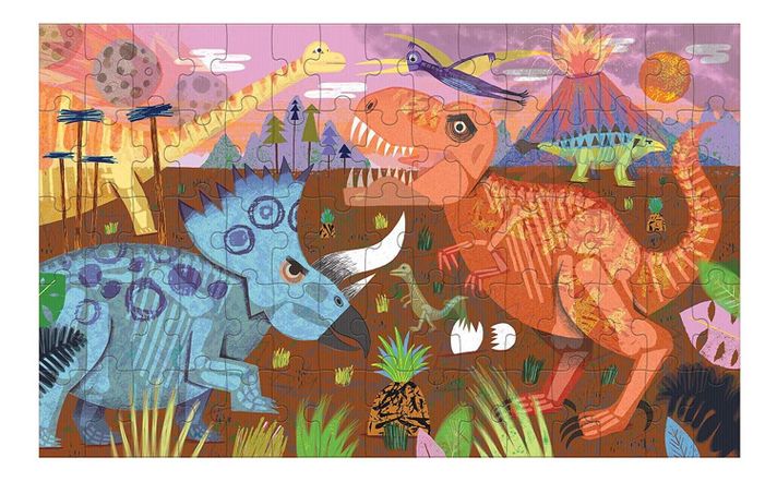Puzzle 75Pcs Lenticular Rugido De Dinosaurio Mudpuppy-3