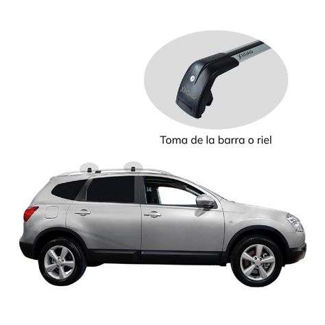Pack Barras portaequipaje + Toldo Para Camping XROAD-2
