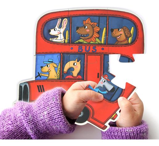 Puzzle 25Pcs Mi Primer Puzzle Progresivo Vehículos MiDeer-1
