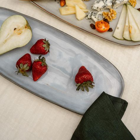 Fuente Ovalada Aperitivo Cerámica 36 cm Amalfi Simplit-1