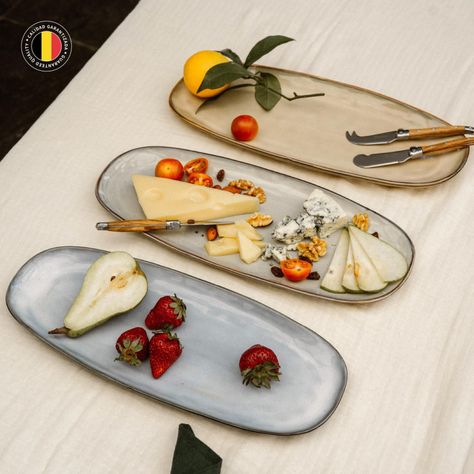 Fuente Ovalada Aperitivo Cerámica 36 cm Amalfi Simplit-2