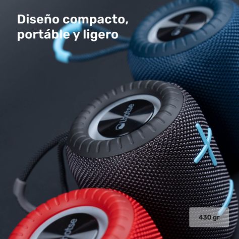 Parlante Portátil Inalámbrico Bluetooth TripGo+ Blue-4