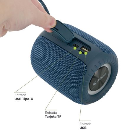 Parlante Portátil Inalámbrico Bluetooth TripGo+ Blue-5