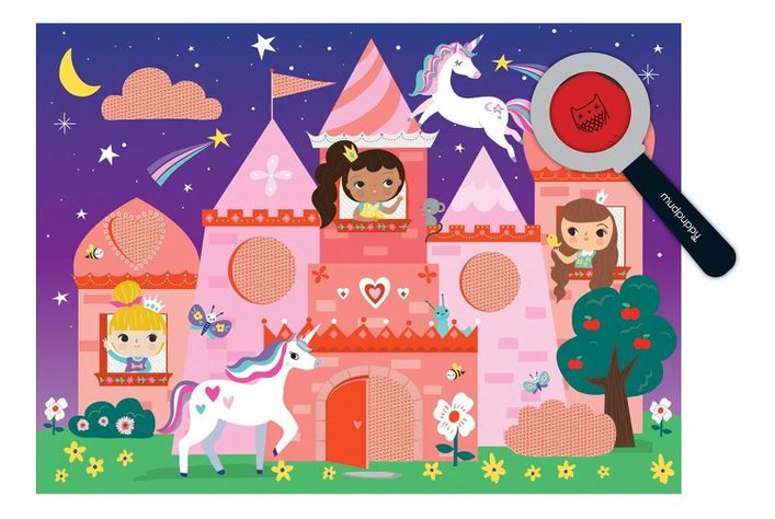 Puzzle 42pcs Dibujos Secretos Castillo Unicornio Mudpuppy-0