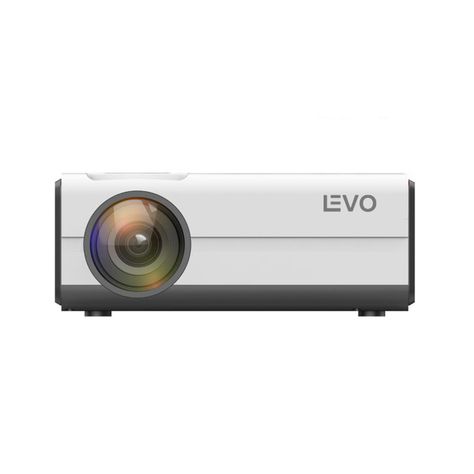Proyector Led Portátil PL05 + Telón 60 pulgadas Levo-1