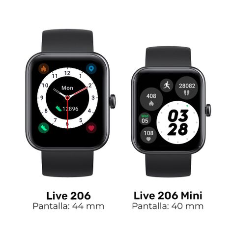 Reloj Smartwatch Lhotse Live 206 Mini Black-4