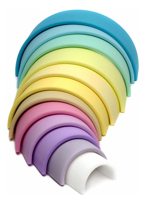Arcoiris De Colores Pastel 12Pcs Dëna-1
