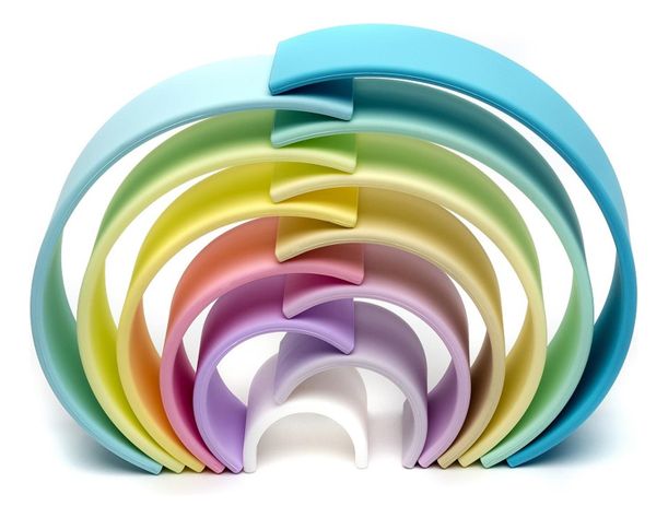 Arcoiris De Colores Pastel 12Pcs Dëna-3