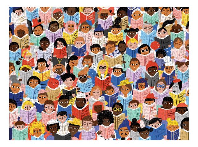 Puzzle 1000Pcs, Club De Lectura Mudpuppy-0