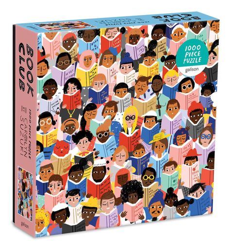 Puzzle 1000Pcs, Club De Lectura Mudpuppy-1