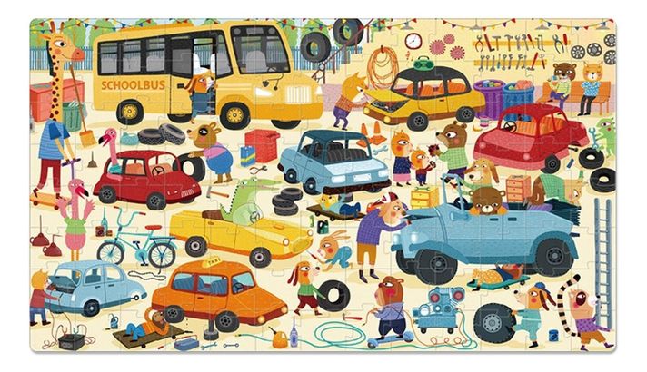 Puzzle Maleta Mi Garage 104Pcs MiDeer-0