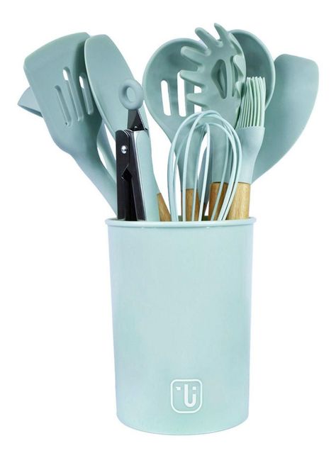 Set 12 Utensilios Cocina Silicona Calipso Simplit-0