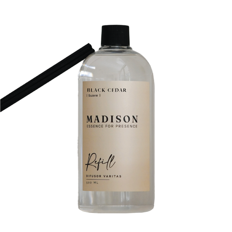 Difusor Ámbar 150 Ml + Refill 500 Ml Black Cedar Madison-3