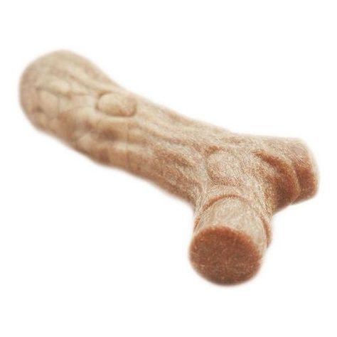 Kit Hueso Curvo Talla L + Rama De Madera Perro Mascan-3