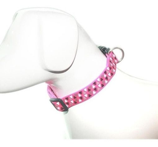 Collar Triángulo Fucsia Talla L Perro Mascan-1