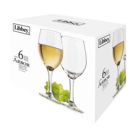 SET 6 COPAS DE VIDRIO ARBOR VINO 414 ML. LIBBEY-1