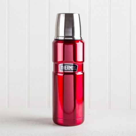 Termo Líquidos King Acero Inox Rojo 470ml Thermos-4