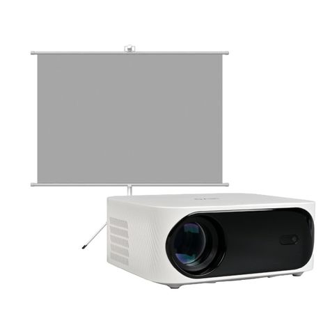 Proyector Portatil Smart Orion 12000lm + Telón 60" LEVO-0