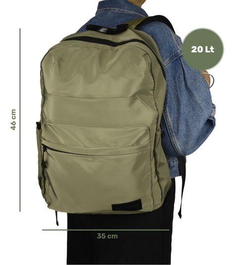 Mochila Street Lhotse 20 Lt Verde-3