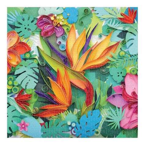 Puzzle 500Pcs Paraiso De Papel Mudpuppy-0