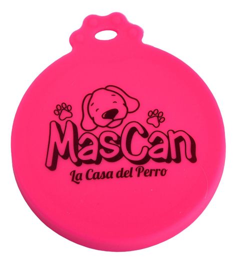 Tapa De Silicona Para Latas Fucsia Perro Mascan-1