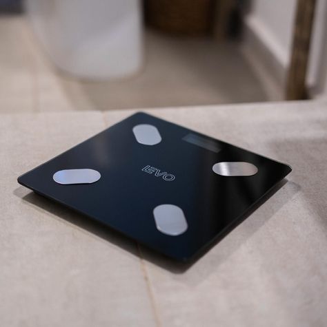 Pesa Digital Balanza Baño Bluetooth Negra Inteligente-6