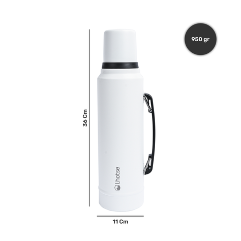 Termo Liquido Acero Inoxidable Classic 1,3 lts Lhotse White-4