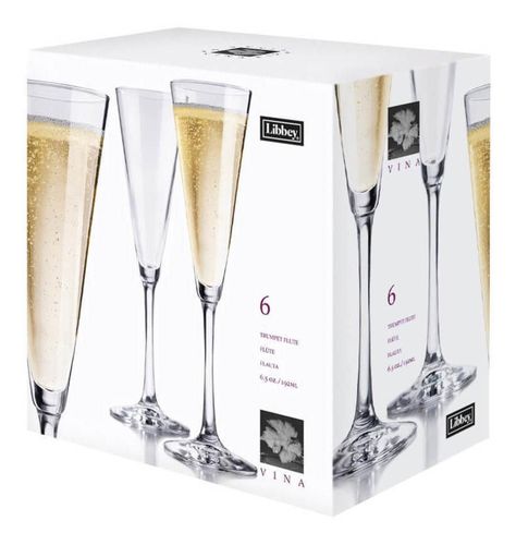 Set 6 Copas Vina Trumpet 192 Ml-2